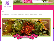 Tablet Screenshot of edmooreflorist.net